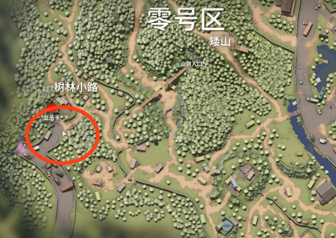 ストームゾーン入口の位置図