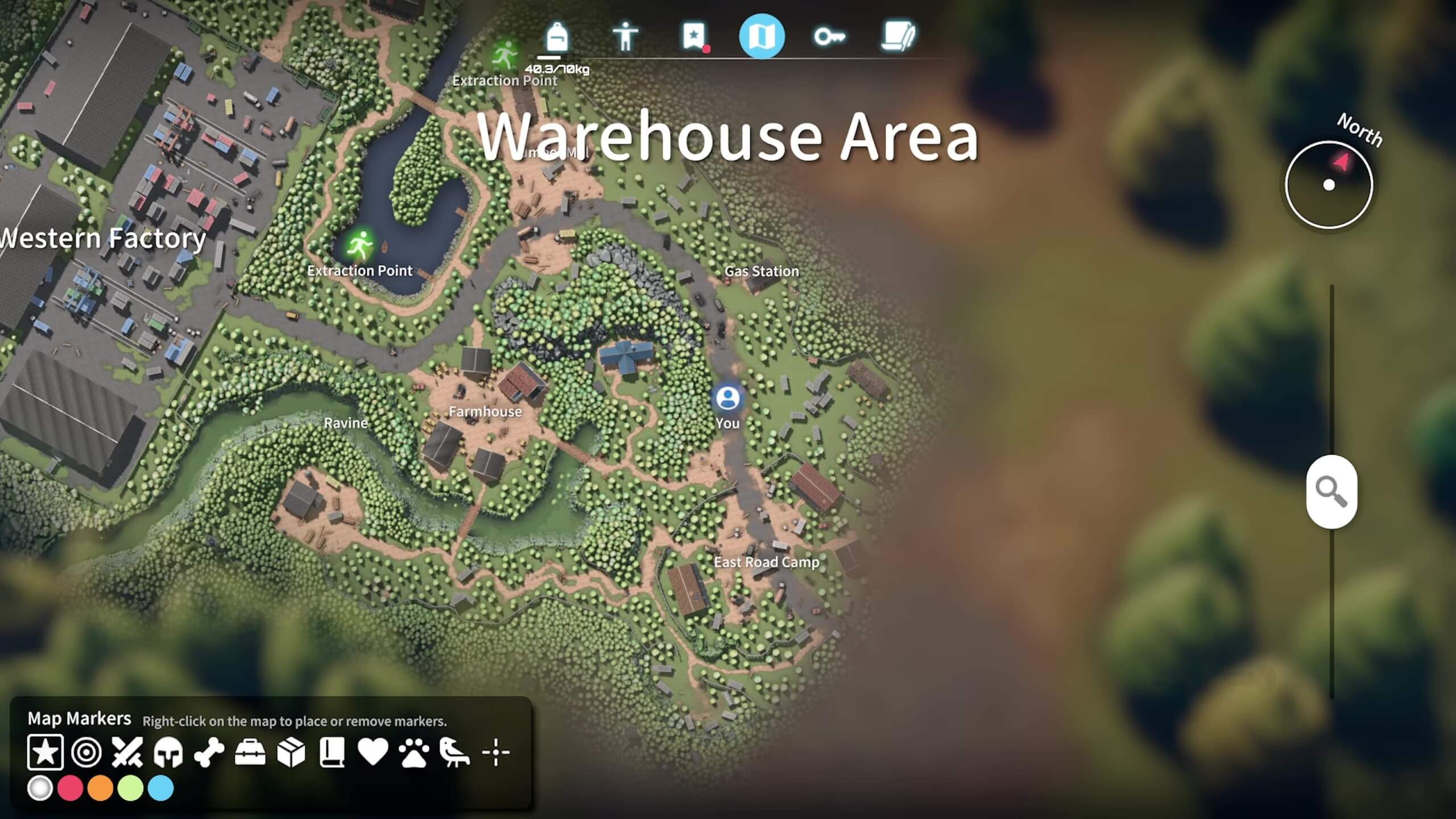 放棄されたキャンプ