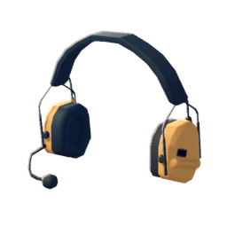 Orange Headphones