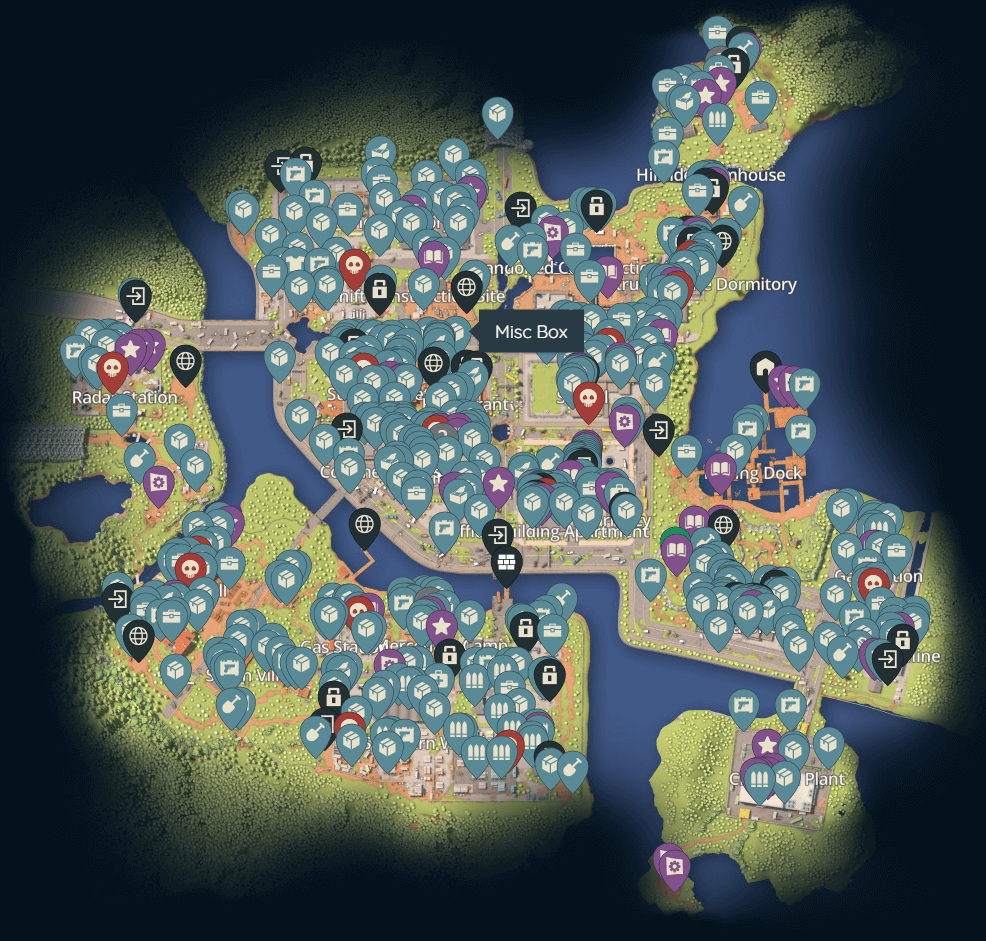 ファームタウンマップ：すべての場所、リソース、戦略